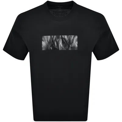 Armani Exchange Logo T Shirt Black