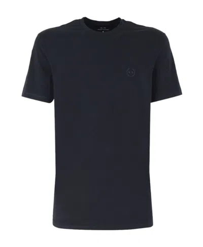 Armani Exchange Logo T-shirt In Black