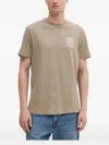 Armani Exchange Logo T-shirt In Brown