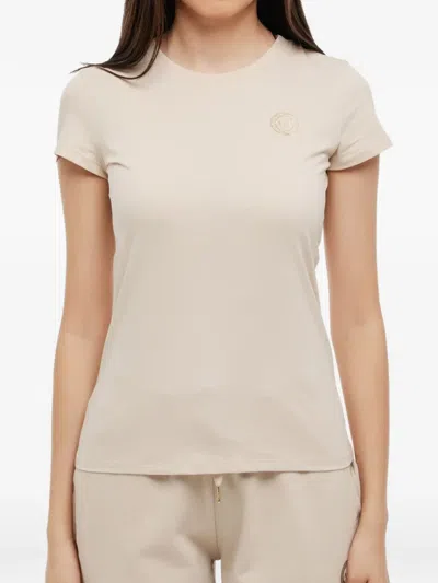 Armani Exchange Logo T-shirt In Neutral