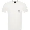 Armani Exchange Logo-embroidered Pocket T-shirt In Red