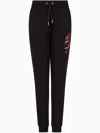 Armani Exchange Logo Trousers In Black