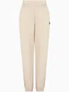 Armani Exchange Cuffed Sweatpants In Neutrals