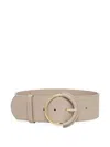 Armani Exchange Logo-debossed Belt In Brown