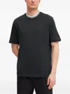Armani Exchange Logo-detail T-shirt In Black