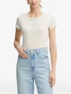 Armani Exchange Logo-detail T-shirt In White