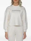 Armani Exchange Logo-embellished Sweatshirt In Multi