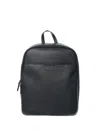 Armani Exchange Logo-embossed Backpack In Black