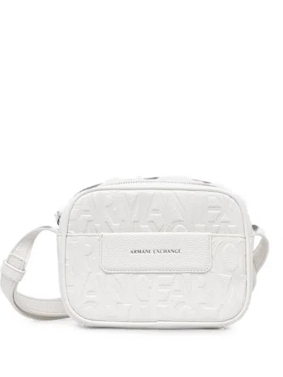 Armani Exchange Logo-embossed Crossbody Bag In Pattern