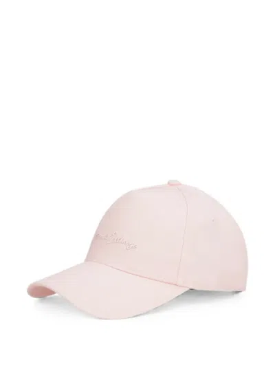 Armani Exchange Logo-embroidered Snapback Baseball Cap In Pink