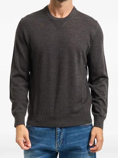 Armani Exchange Logo-embroidered Sweater In Multi