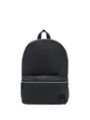 Armani Exchange Logo-patch Backpack In Black