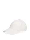 Armani Exchange Logo-patch Baseball Cap In White