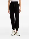 Armani Exchange Logo-patch Drawstring Track Pants In Multi