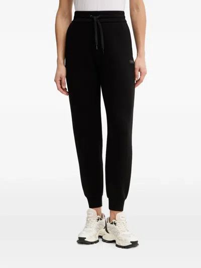 Armani Exchange Logo-patch Drawstring Track Pants In Multi