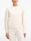 Armani Exchange Logo-patch Sweater In White
