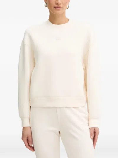 ARMANI EXCHANGE LOGO-PATCH SWEATER