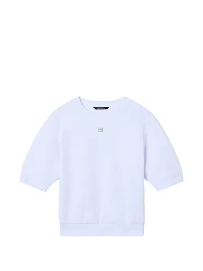 Armani Exchange Logo-patch Sweatshirt In White