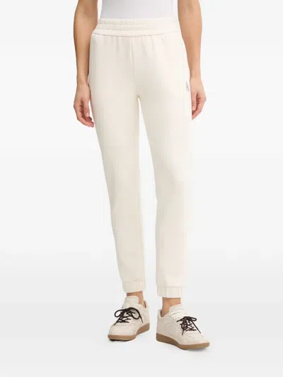 Armani Exchange Logo-patch Track Pants In White