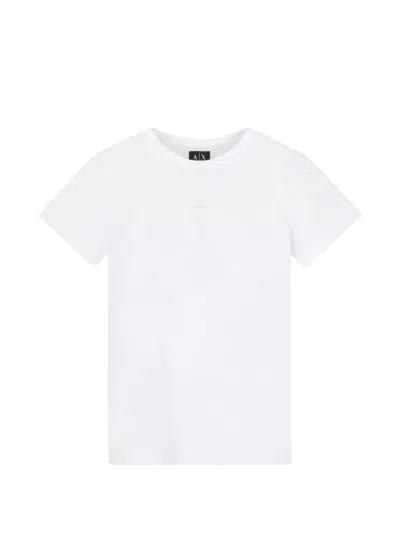 Armani Exchange Logo-patch T-shirt In Black