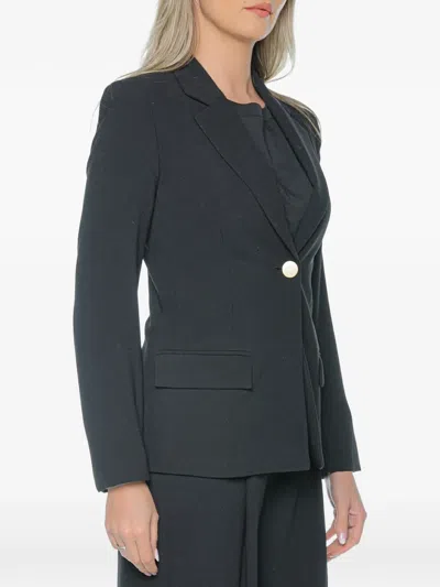 Armani Exchange Logo-plaque Single-breasted Blazer In Multi