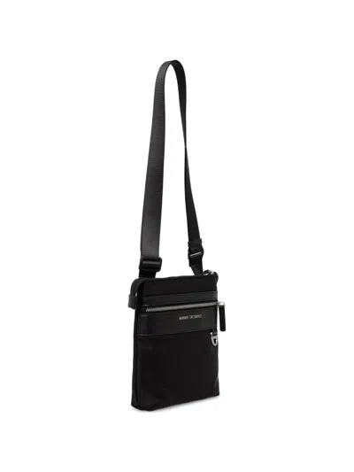 Armani Exchange Logo-plaque Zip-fastening Belt Bag In Red