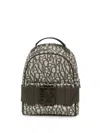 Armani Exchange Logo-print Backpack In Green