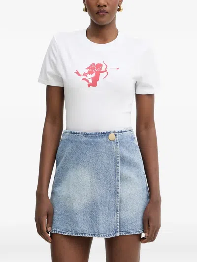 Armani Exchange Logo-print Cotton T-shirt In White