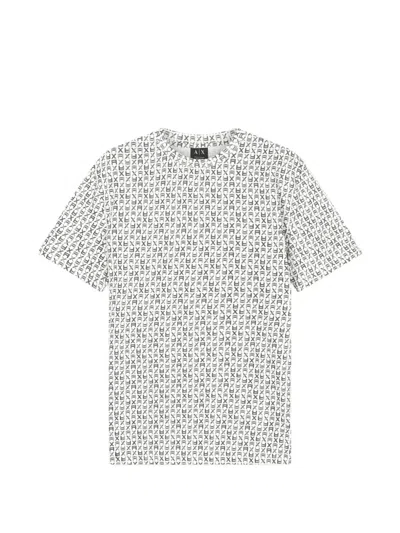 Armani Exchange Logo-print Cotton T-shirt In White