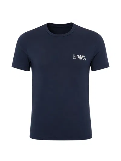 Armani Exchange Logo-print Crew-neck T-shirt In Black
