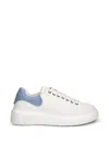 Armani Exchange Logo-print Platform Sneakers In Multi