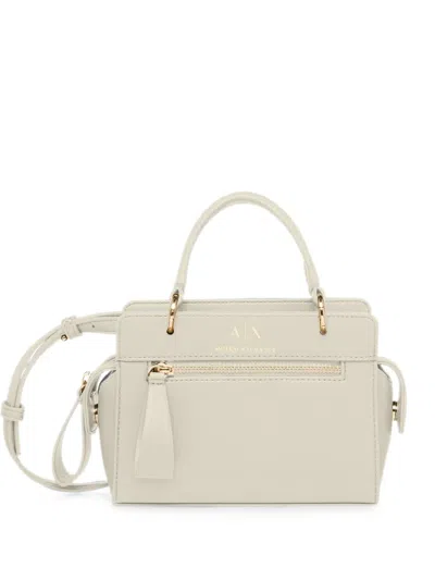 Armani Exchange Logo-print Tote Bag In Neutral