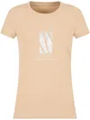 Armani Exchange Logo-print T-shirt In Neutral