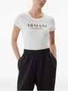 Armani Exchange Logo-print T-shirt In White