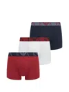 Armani Exchange Logo-waistband Trunks In Multi