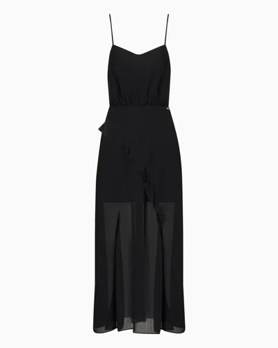 Armani Exchange Long Dresses In Black