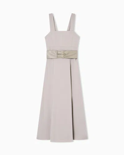 Armani Exchange Long Dresses In Gray