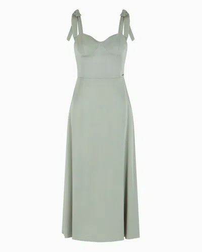 Armani Exchange Long Dresses In Green