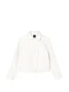 Armani Exchange Chest Pockets Buttoned Jacket In White