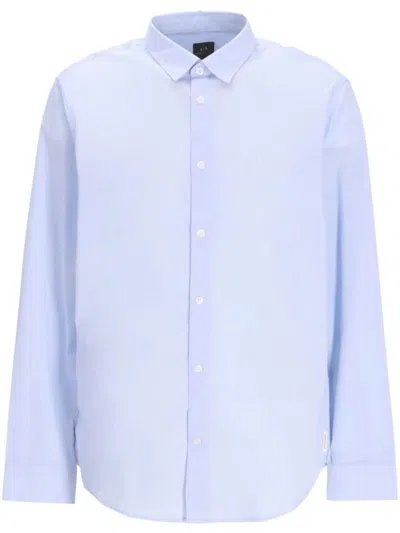 Armani Exchange Long Sleeve Shirt Blue