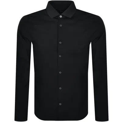 Armani Exchange Long Sleeve Shirt Black