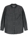 Armani Exchange Long-sleeve Shirt In Blue