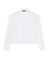 Armani Exchange Long Sleeve Shirt In White