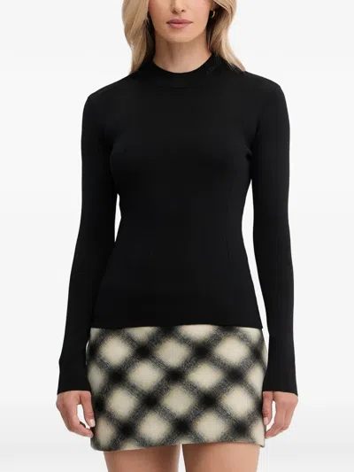 Armani Exchange Long-sleeve Sweater In Black
