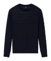 Armani Exchange Long Sleeve Sweater In Black