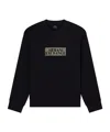 Armani Exchange Long Sleeve Sweatshirt In Black