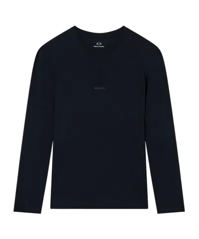 Armani Exchange Long Sleeve T-shirt In Black