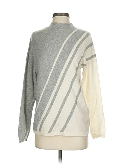 Pre-owned Armani Exchange Long Sleeve Turtleneck In Gray