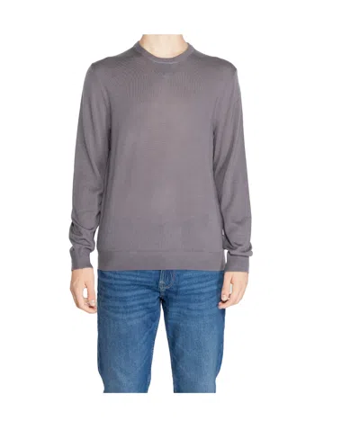 Armani Exchange Long-sleeved Knitwear In Purple