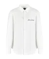 Armani Exchange Long-sleeved Shirt In White